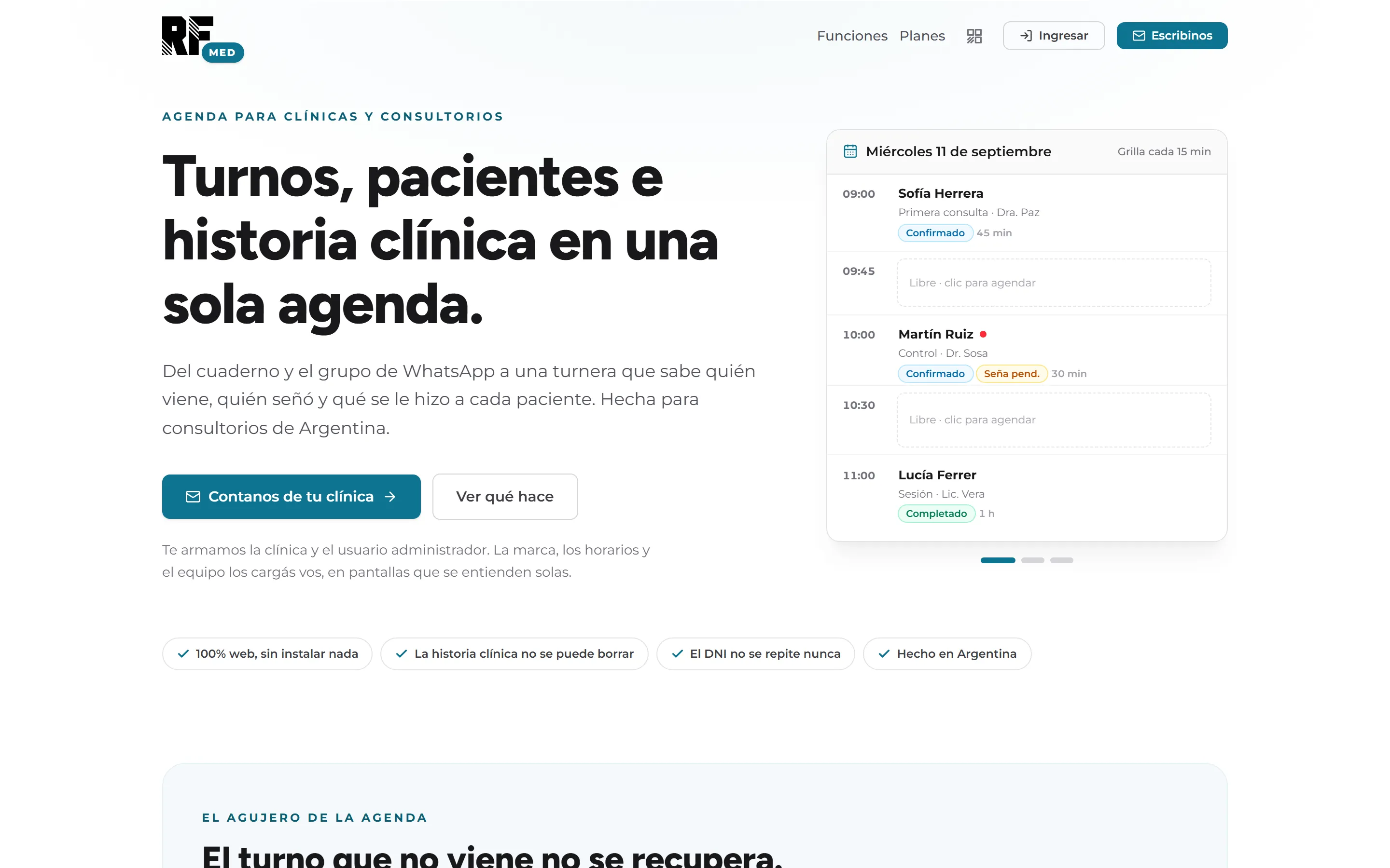 RF MED — Agenda